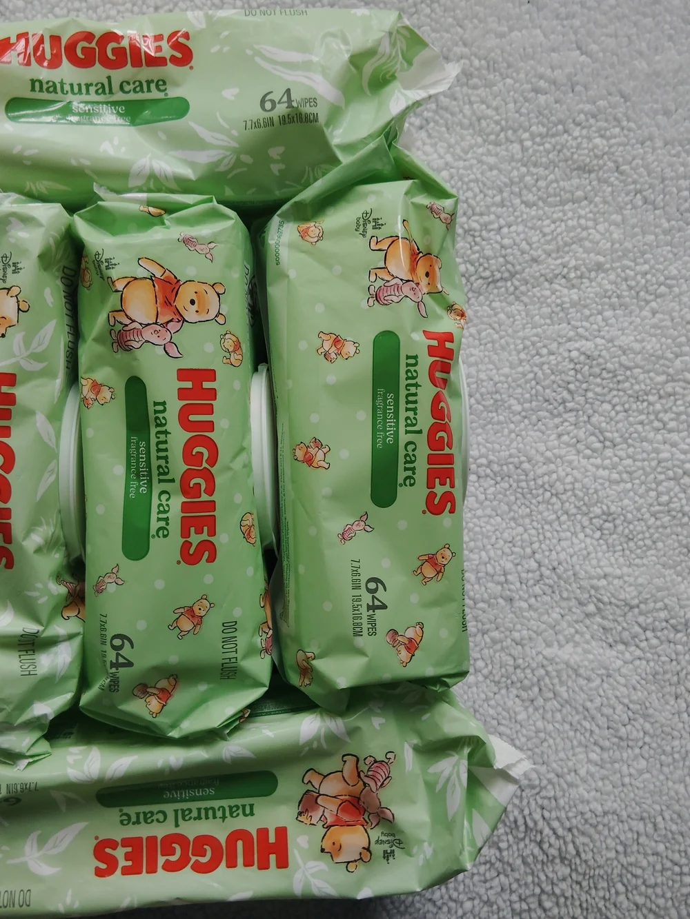 Green Baby Bib Wipes 5-pack – Gentle Cleansing for Mealtime